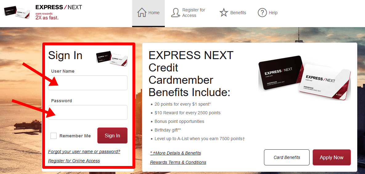express next payment